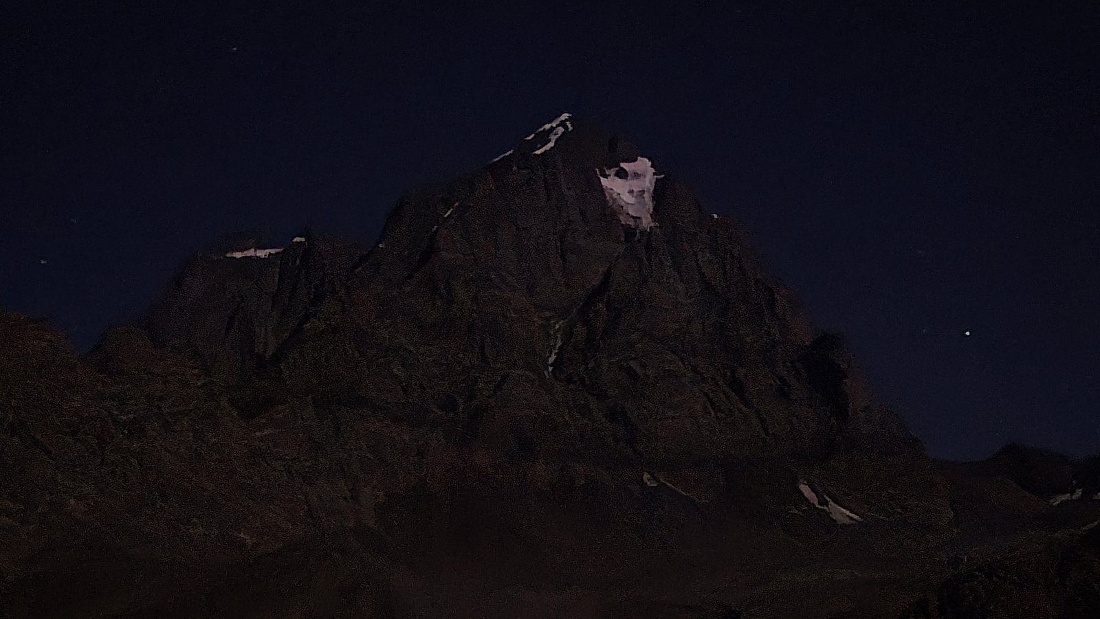 Moon-Light-View of Mt. Manimahesh Kailash Parvat