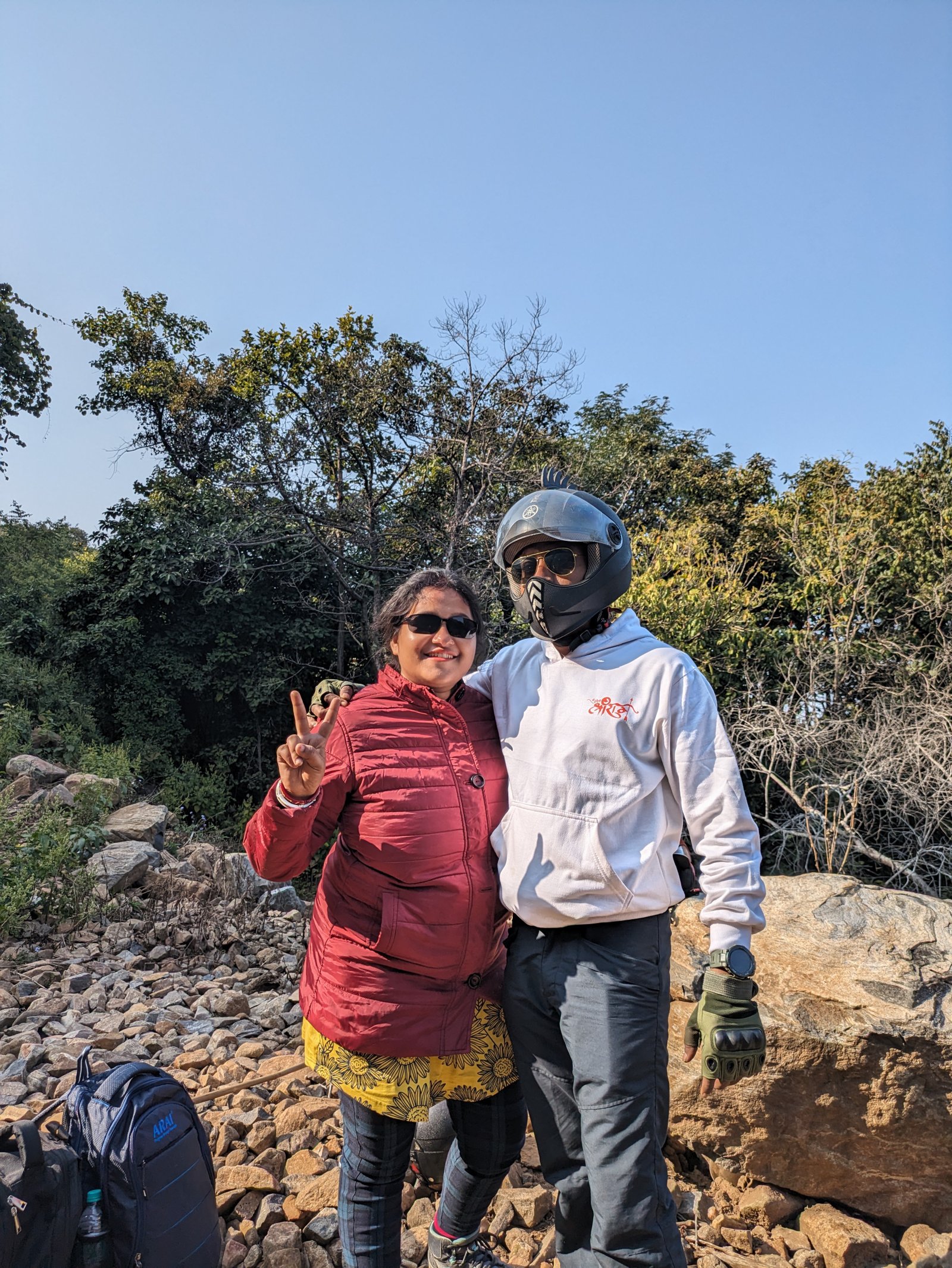 surajitbrik.com bike ride in parasnath hill
