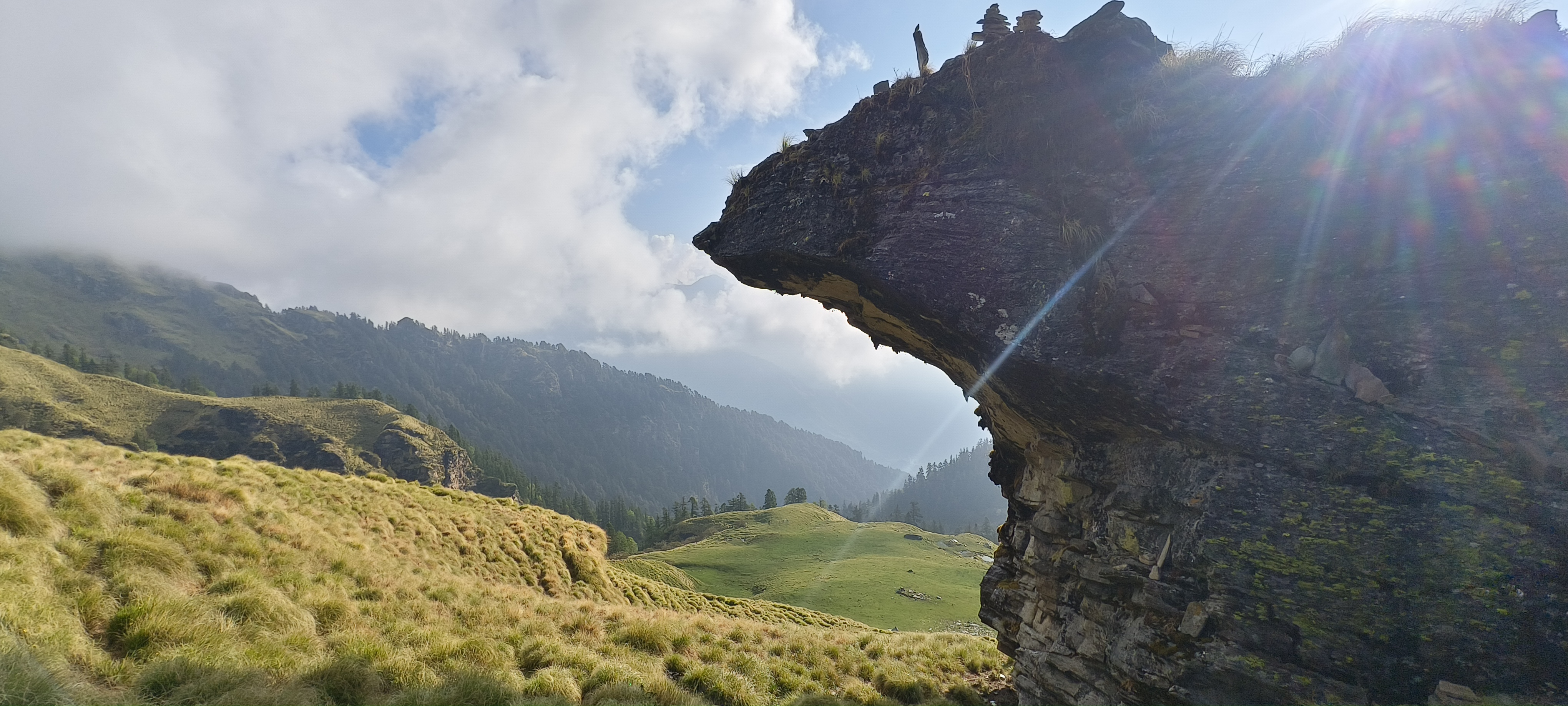 Panar Bugyal, route of RudraNath Trek