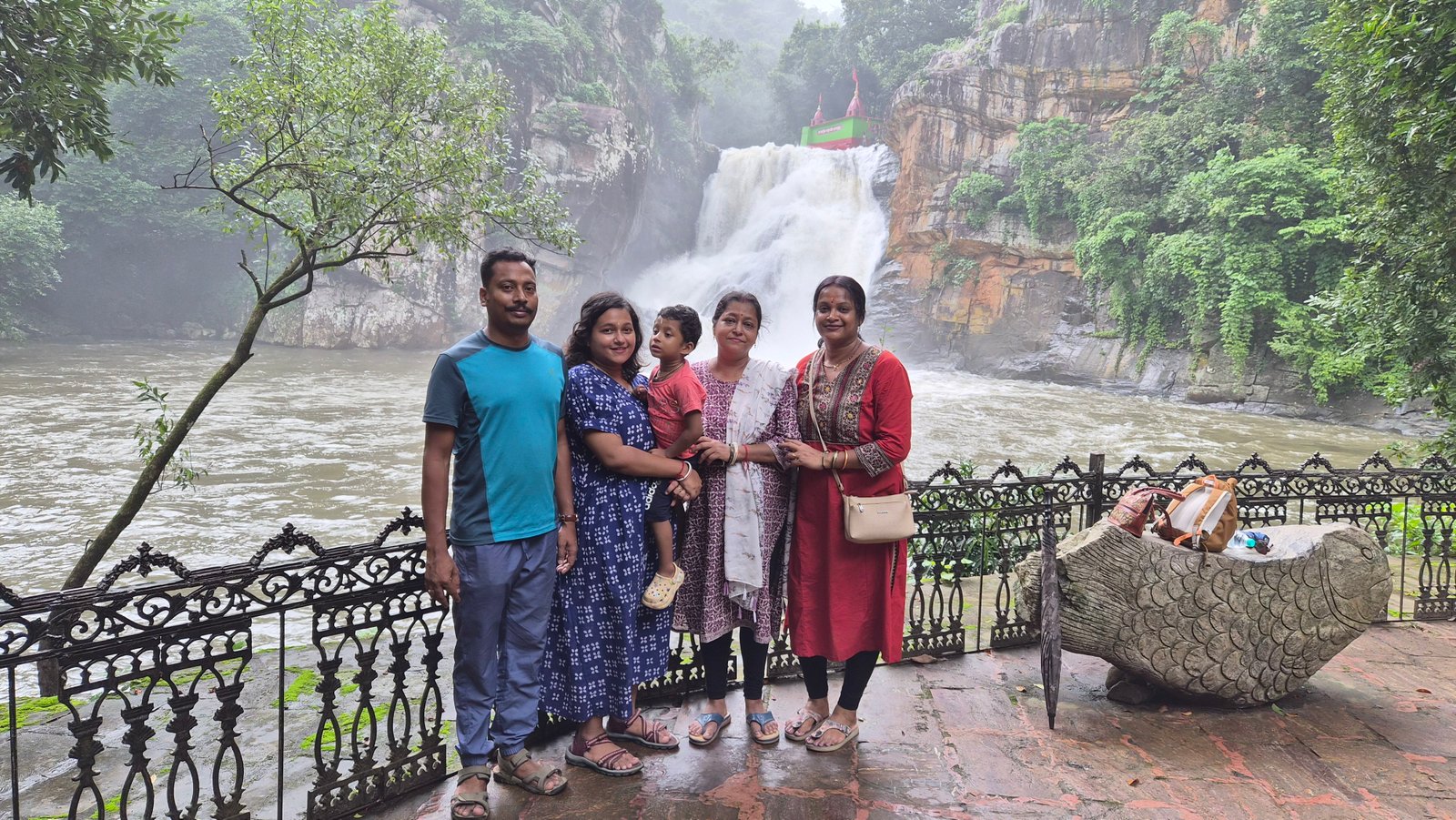 A family photo at Debkund
