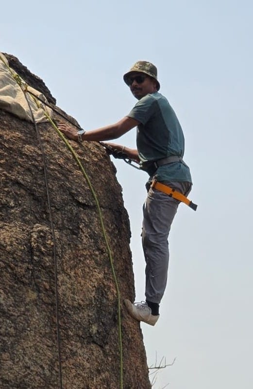 Rappelling Practice @ Susunia Hill 